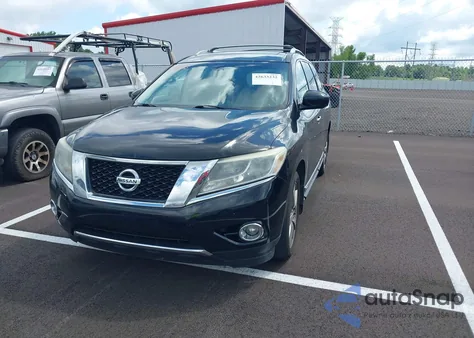 2014 Nissan Pathfinder Platinum from USA, damaged, VIN 5N1AR2MN2EC623892